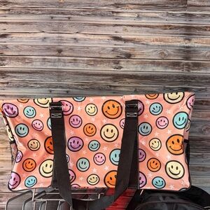 Colorful Smiley Face Tote Bag